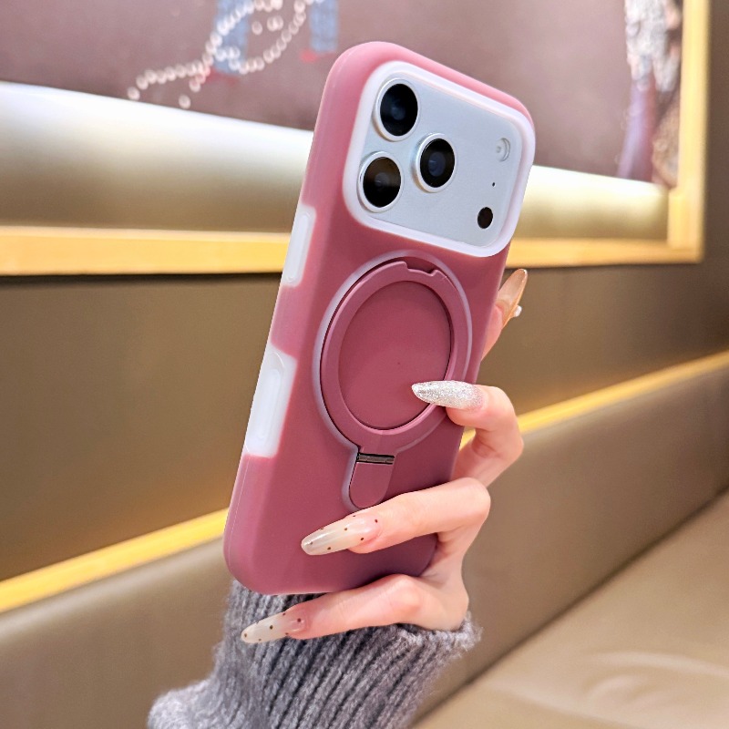 Magnetic Charging Stand - Luxury Colorful Jelly Metal Ring Stand
