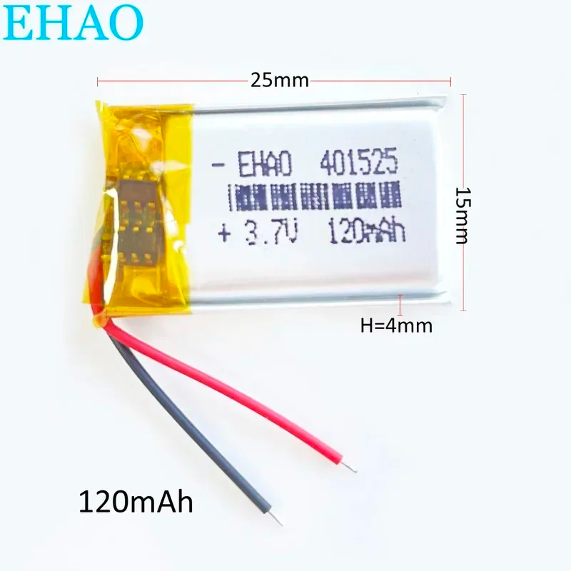 10 PCS 3.7V 120mAh Lipo Lithiu - огляд і ціна Smartwatch Headset