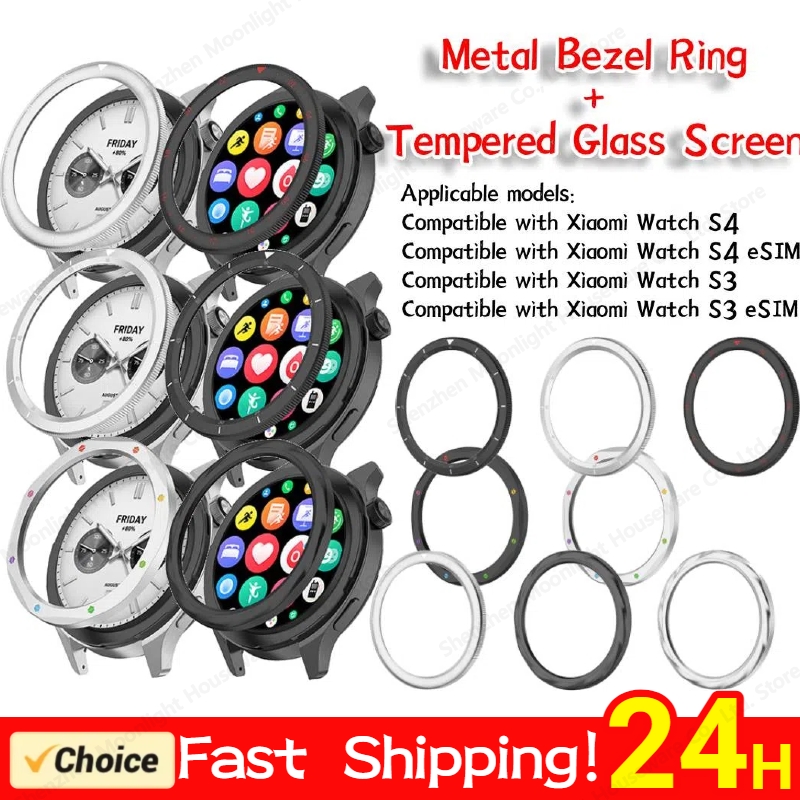 Metal Bezel for  Xiaomi Watch  - огляд і ціна Xiaomi Smartwatch S4 Accessories