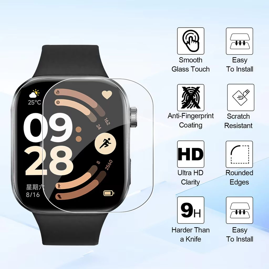 1-5Pcs Soft Film for Xiaomi Re - огляд і ціна Watch Case Bumper