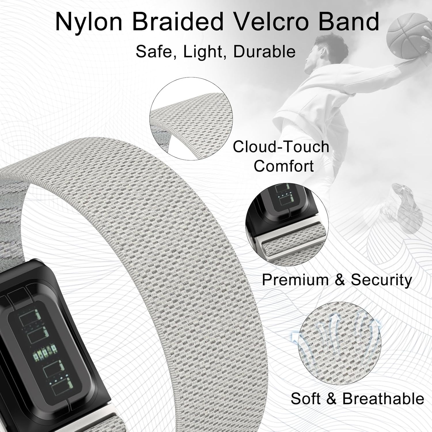 Elastic Nylon Arm Bicep Band F - огляд і ціна Milanaise Mesh Band