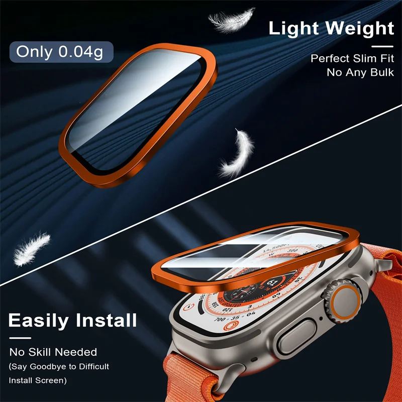 Tempered Glass for Apple Watch - огляд і ціна Watch Case Bumper