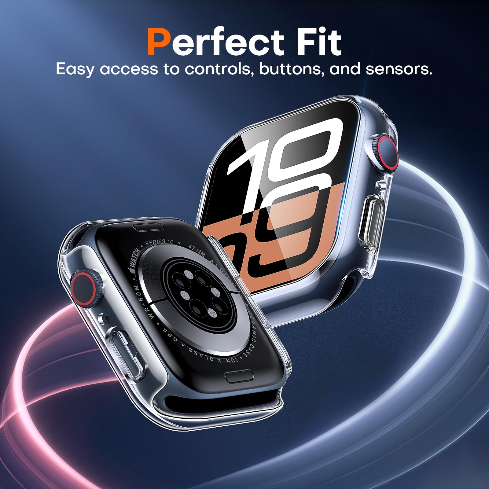 2pcs Tempered Glass Case For A - огляд і ціна Watch Case Bumper