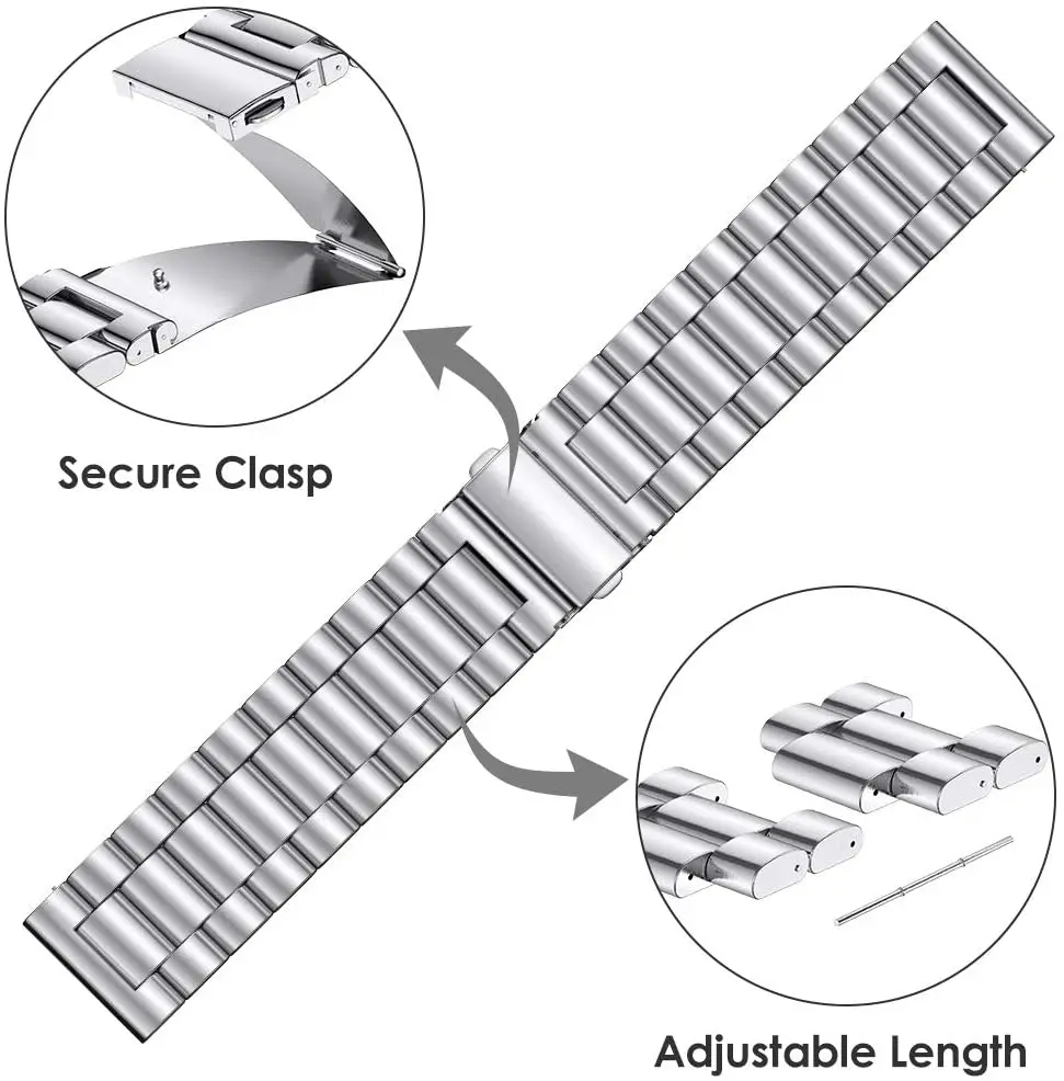22mm Metal Stainless Steel Str - огляд і ціна Xiaomi Smartwatch S4 Accessories