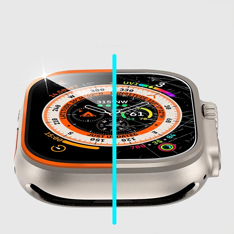 Tempered Glass for Apple Watch - огляд і ціна Watch Case Bumper