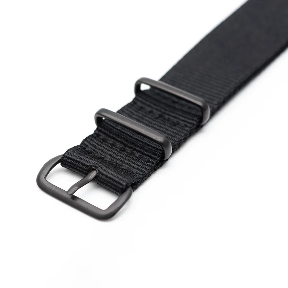 Black Nylon Watch Band For Mec - огляд і ціна Nylon Nato Strap