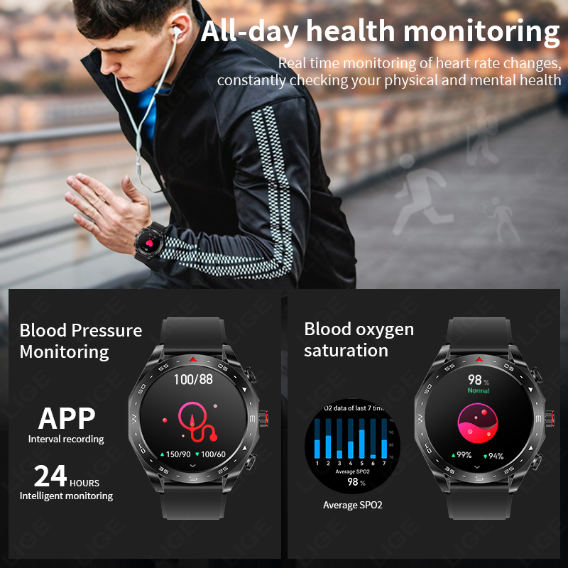 LIGE TWS 2‑in‑1 Smart Watch wi - огляд і ціна Smartwatch Headset