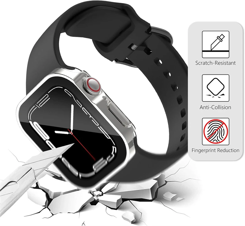 Waterproof Hard PC Screen Prot - огляд і ціна Watch Case Bumper