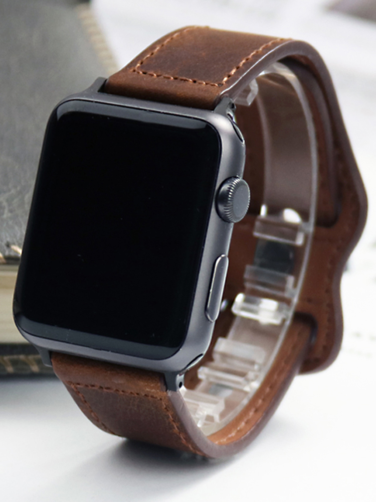 Genuine Leather Correa Strap f - огляд і ціна Smartwatch Accessories Shop